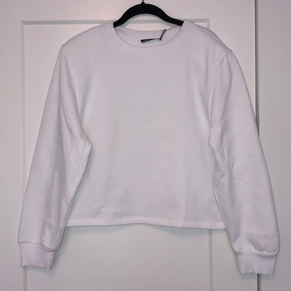 Zara Cropped Oversized Sweater